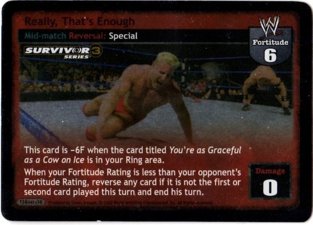 Really, Thats Enough (SS3) Foil